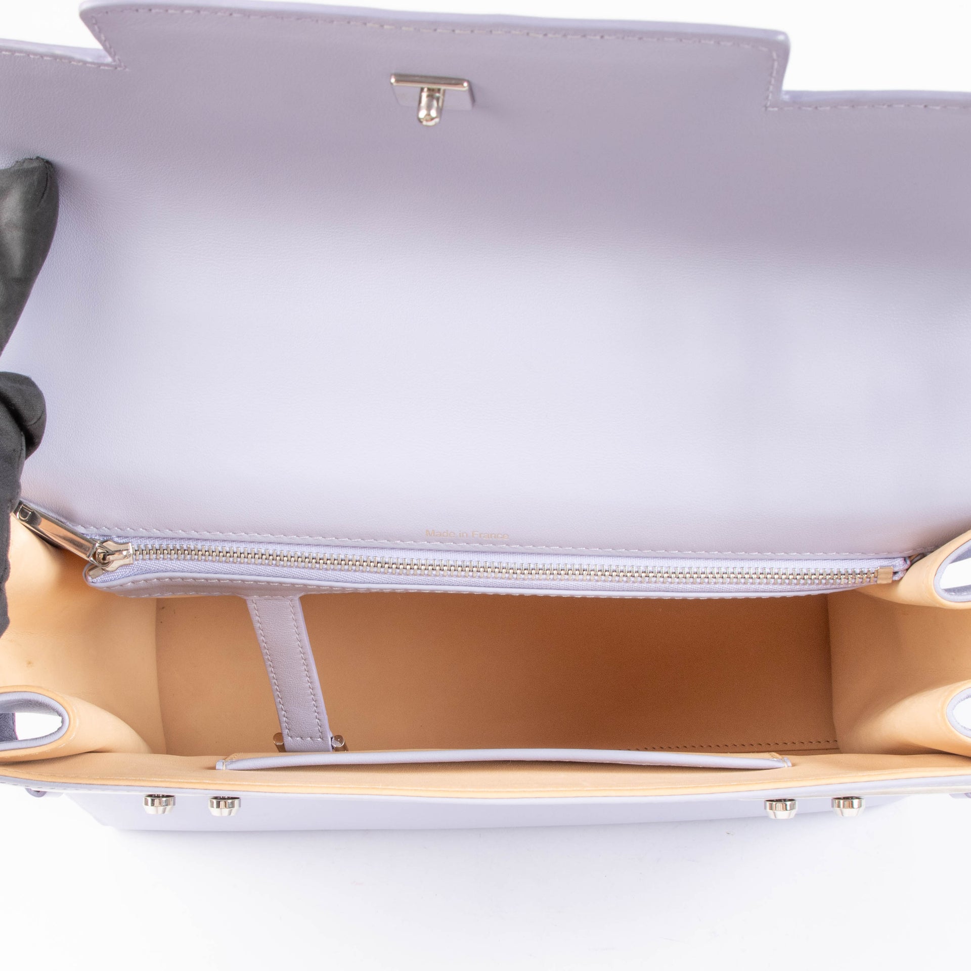 Delvaux Lilas Calf Souple Tempête GM Bag