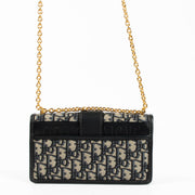 Shop the authentic Christian Dior Blue Oblique 30 Montaigne East West Bag second hand on Labellov.com