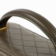 Shop the authentic Saint Laurent Khaki Gaby Vanity Crossbody Bag secondc hand on Labellov.com