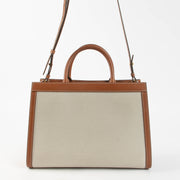 Shop the Delvaux Canvas Frame Tote PM second hand on Labellov.com
