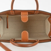 Shop the Delvaux Canvas Frame Tote PM second hand on Labellov.com