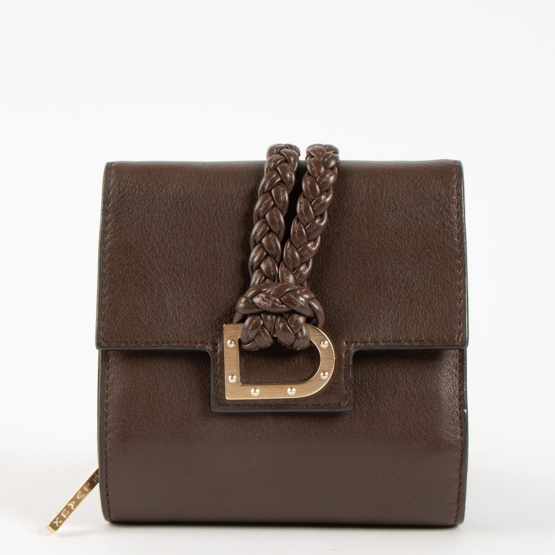 Delvaux Dark Brown Colette Wallet