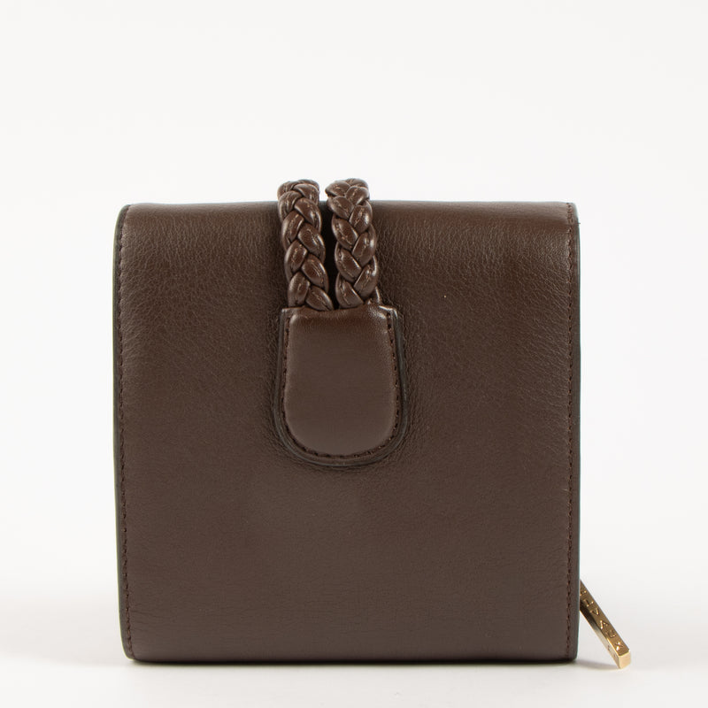 Delvaux Dark Brown Colette Wallet