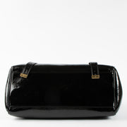Shop authentic Mulberry x Alexa Chung Black Patent Leather Alexa Oversized Bag on Labellov.com.