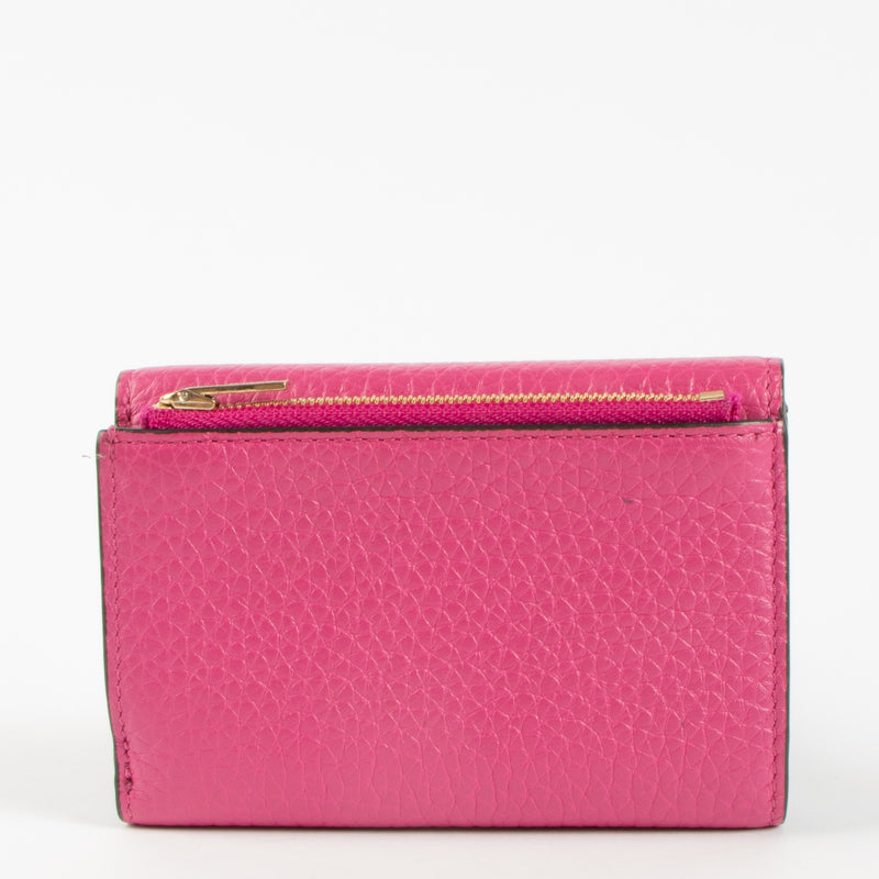Mulberry Pink Darley Folded Multi-Card Wallet