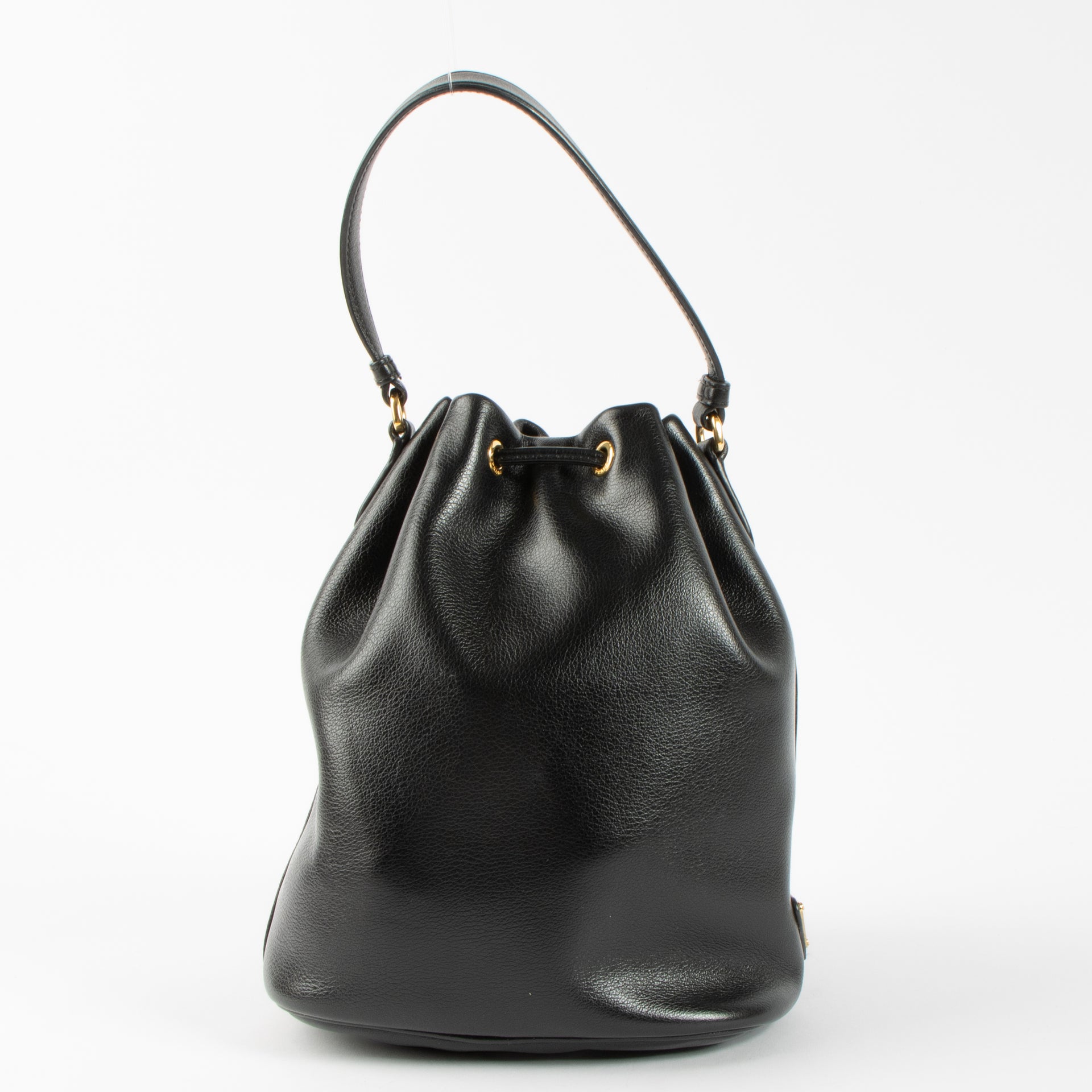 Shop the 100% authentic Prada Black Secchiello Bucket Bag second hand on Labellov.com!