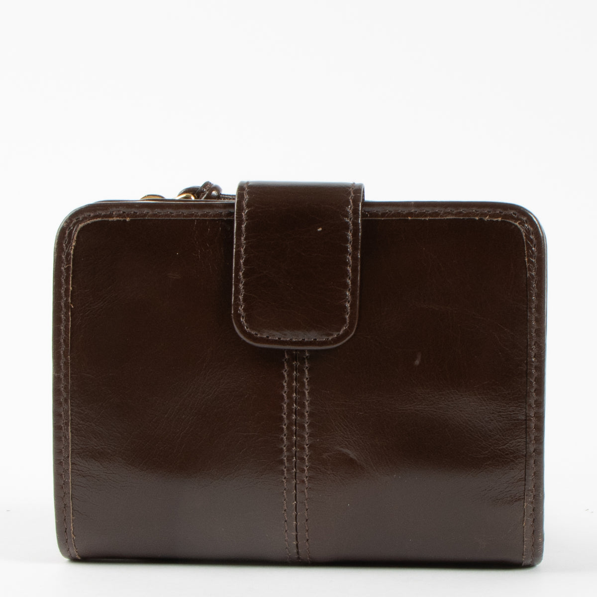 Prada Brown Leather Small Bonnie Wallet
