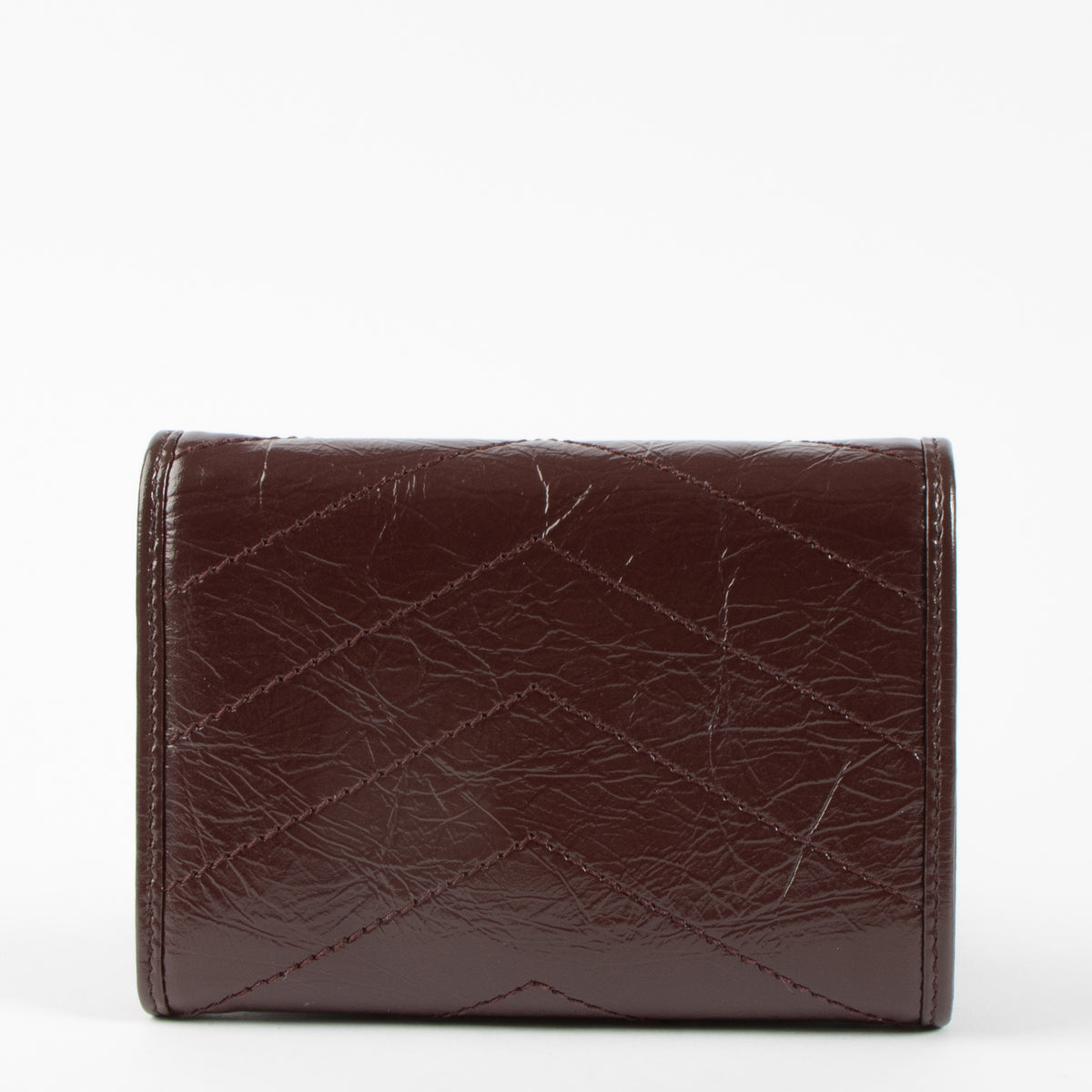Saint Laurent Bordeaux Niki Wallet