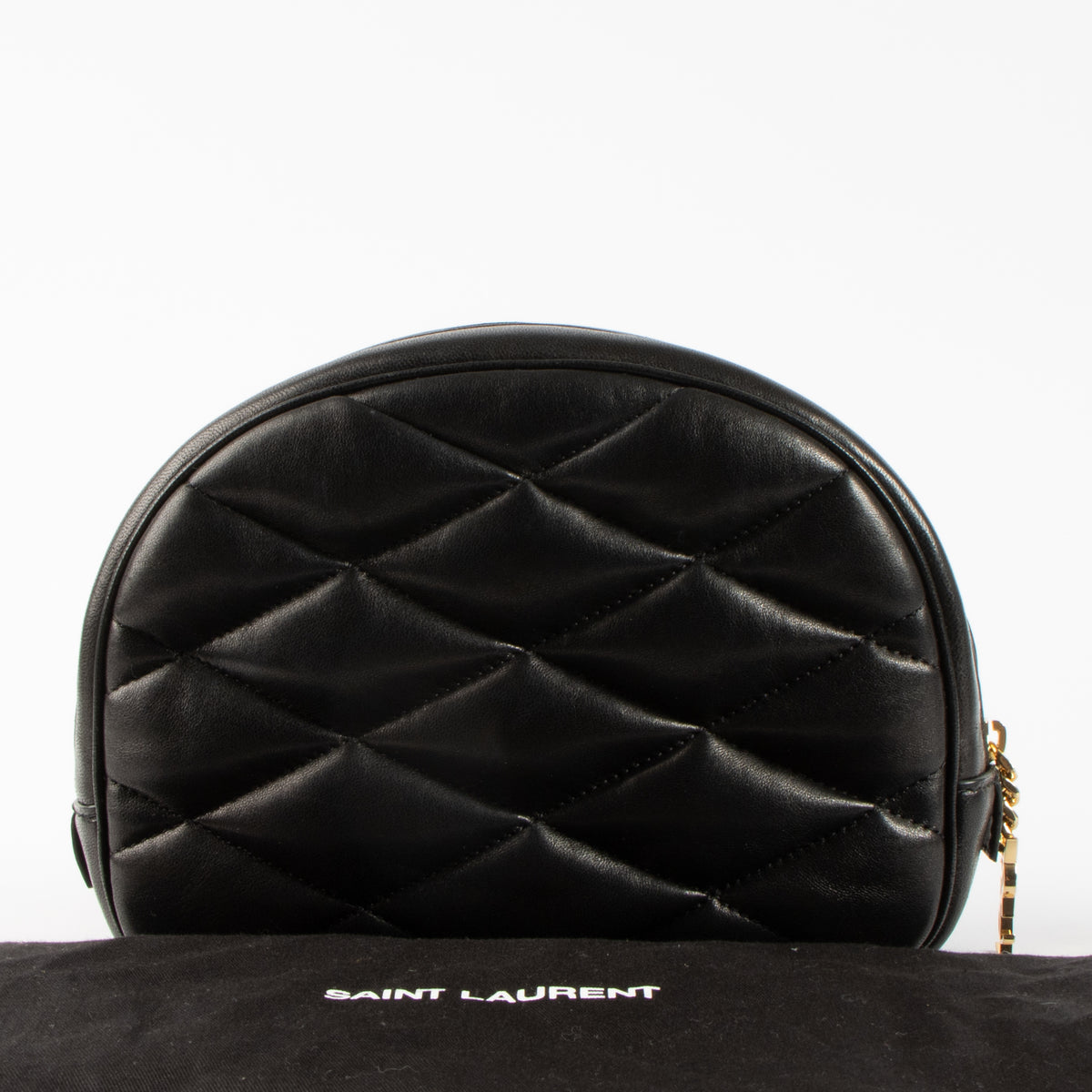 Shop the 100% authentic Saint Laurent Black Lolita Cosmetic Pouch second hand on Labellov.com!