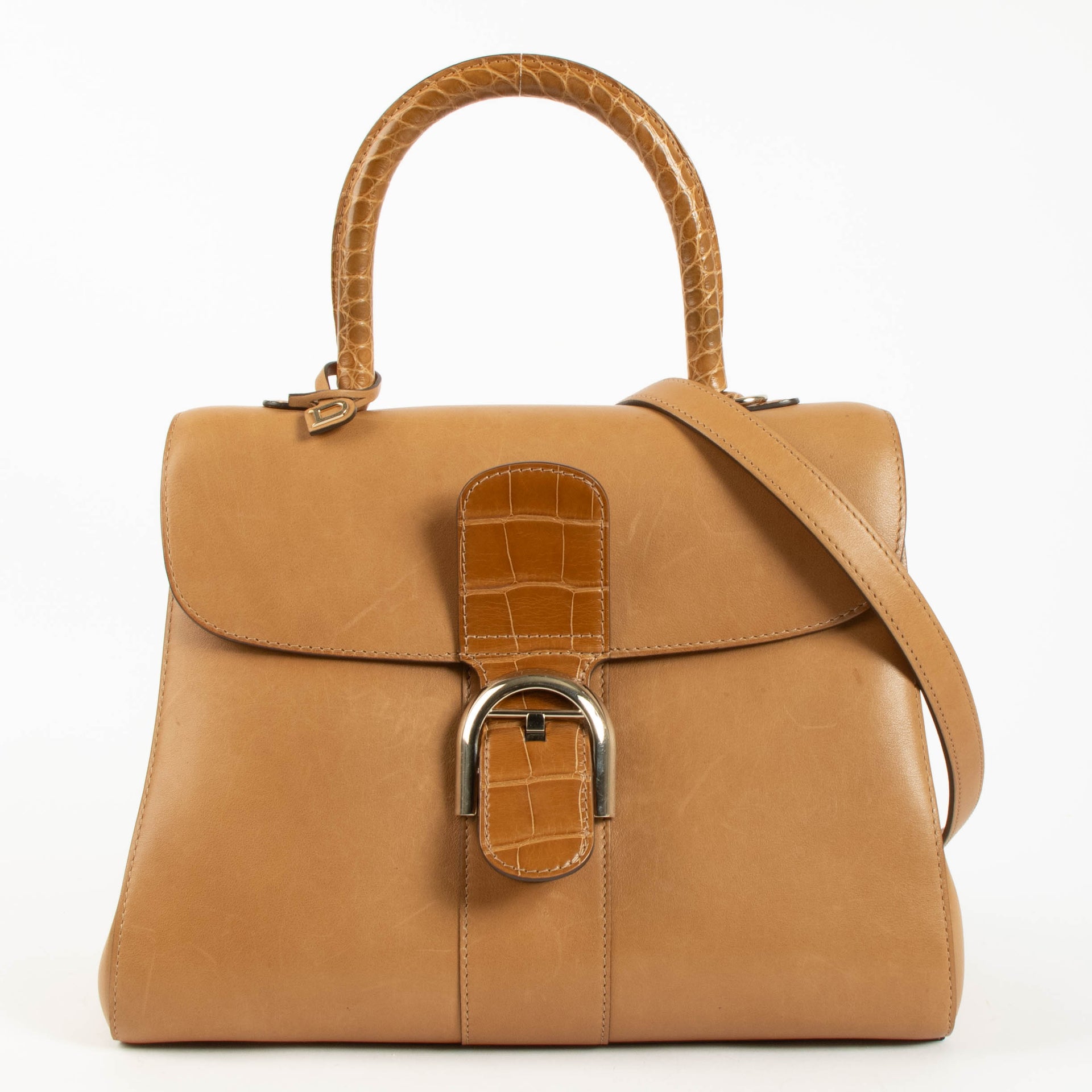 Delvaux Vegetal Alligator/Dream Brillant MM Bag