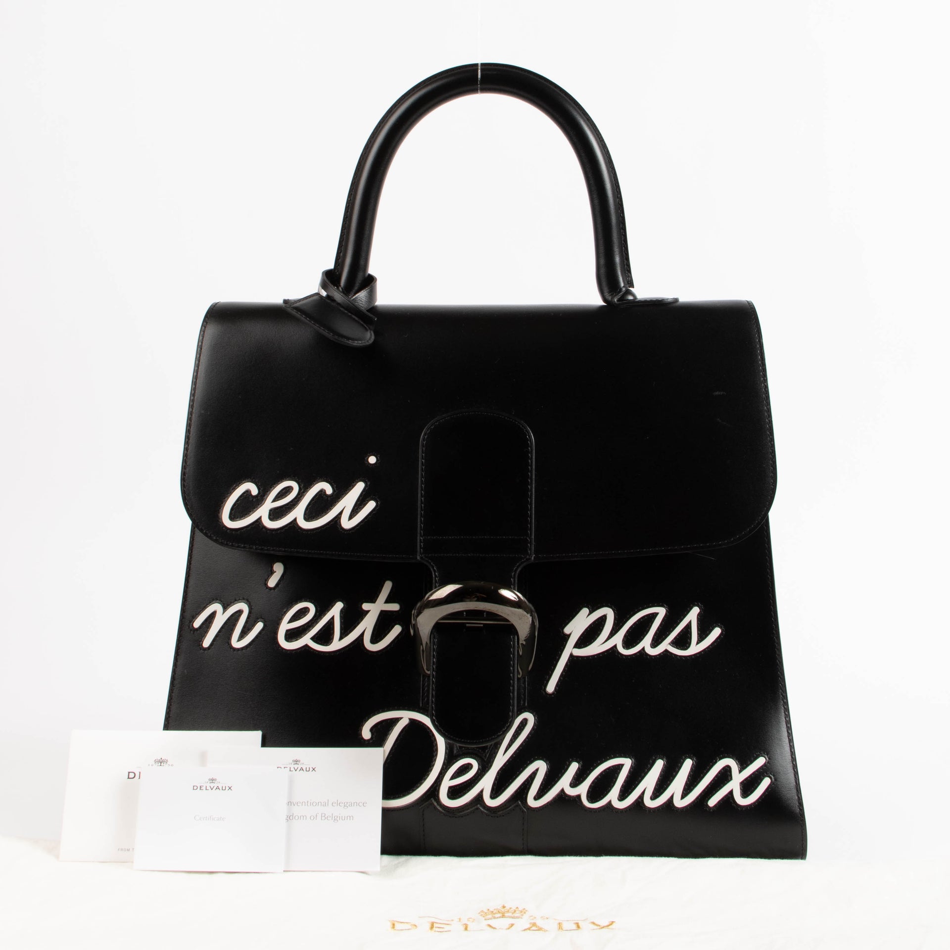 Delvaux Black Box Calf Brillant L'Humour Black Edition