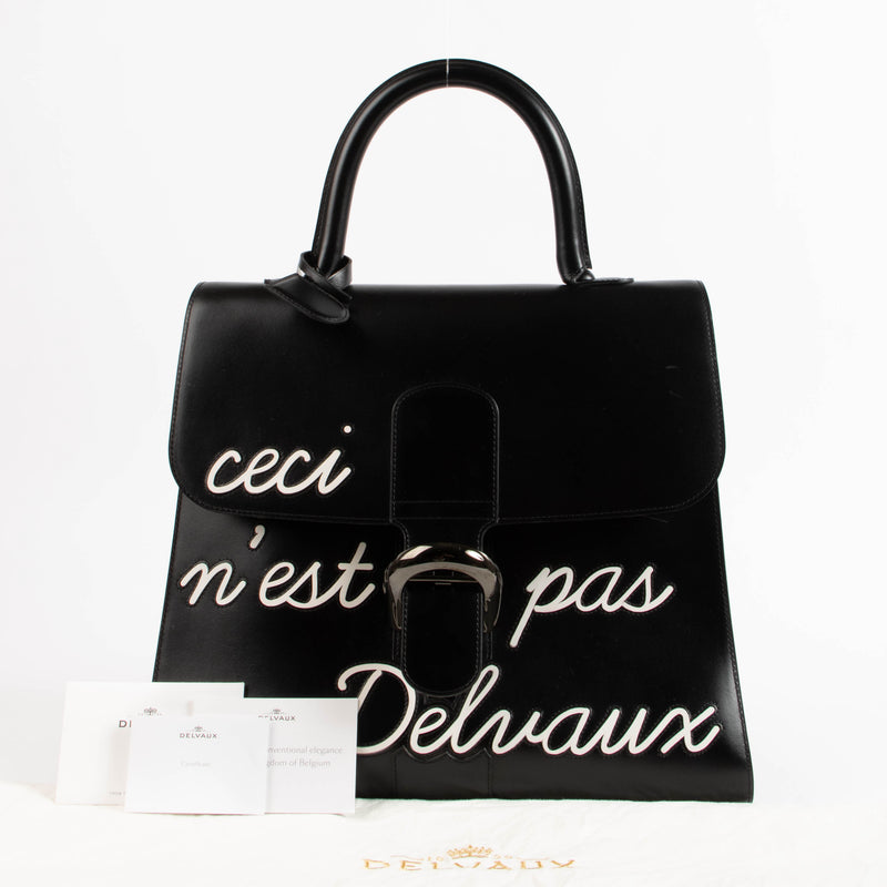 Delvaux Black Box Calf Brillant L'Humour Black Edition