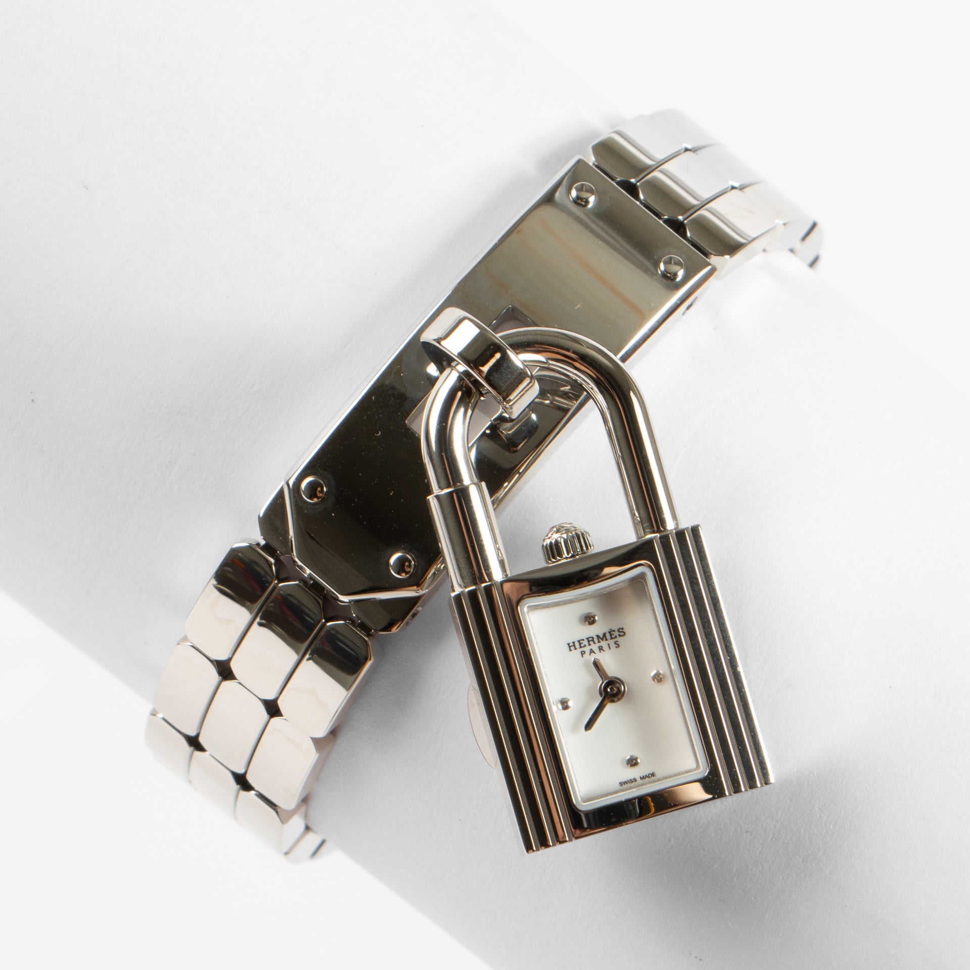 Hermes Steel Kelly Mini Watch