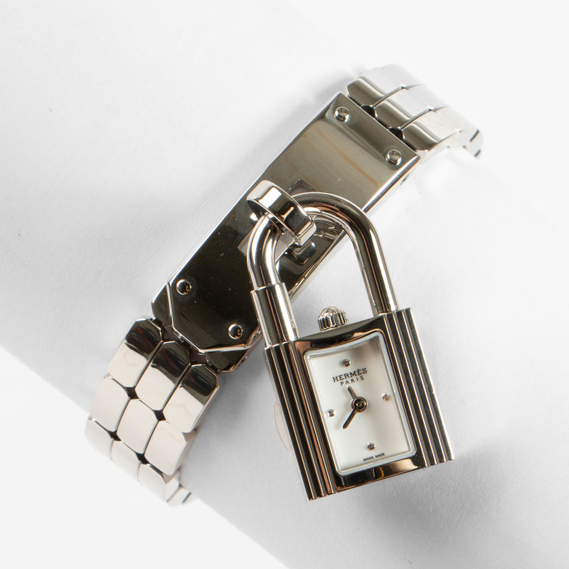 Hermes Steel Kelly Mini Watch