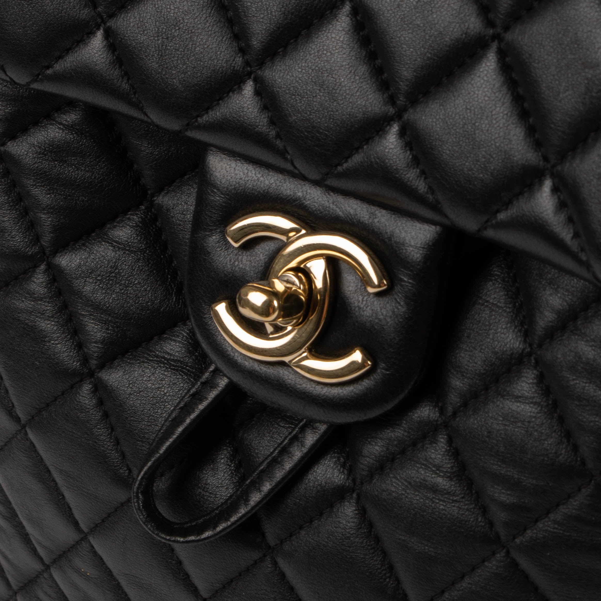 Chanel Black Lambskin Urban Spirit Backpack – Labellov