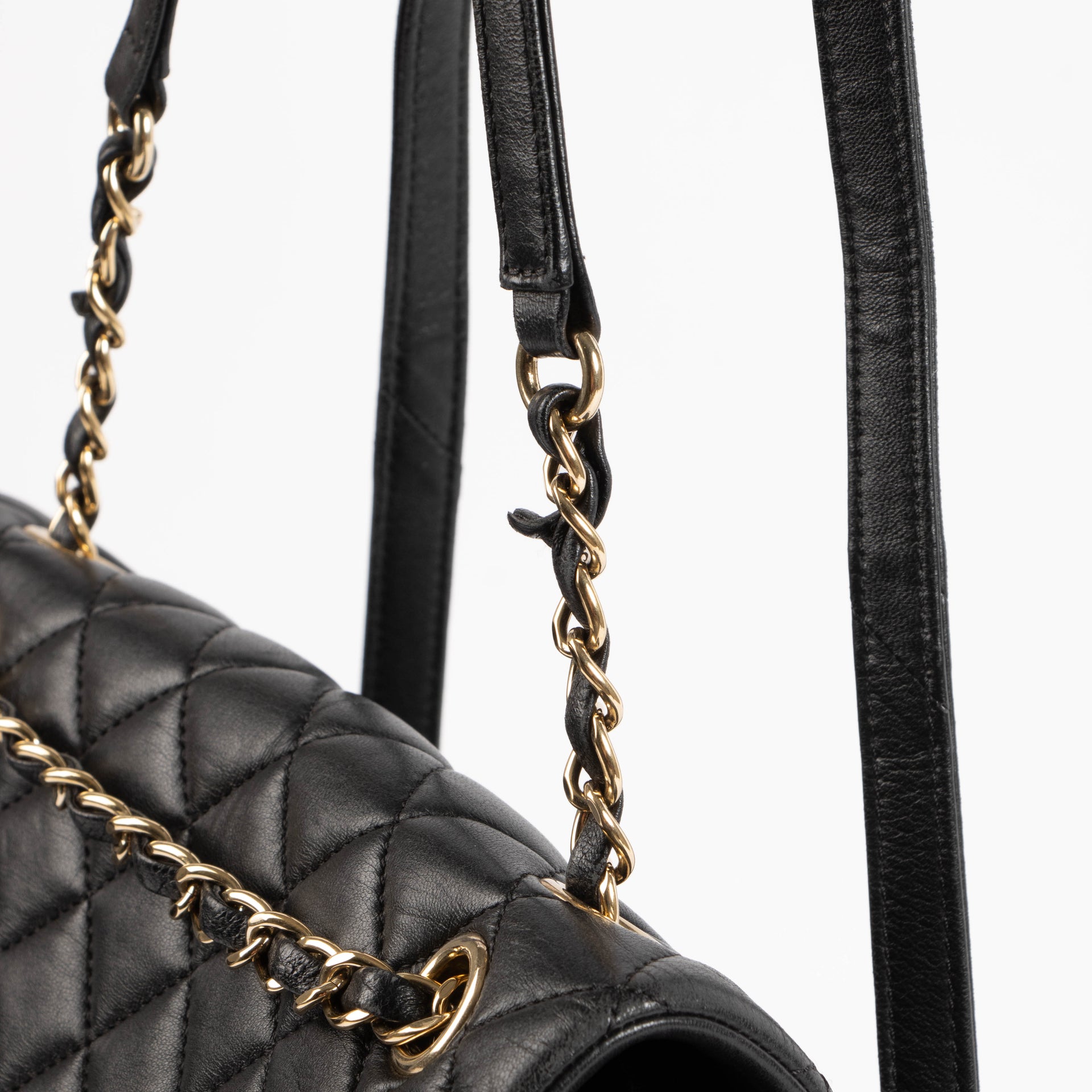 Chanel Black Lambskin Urban Spirit Backpack