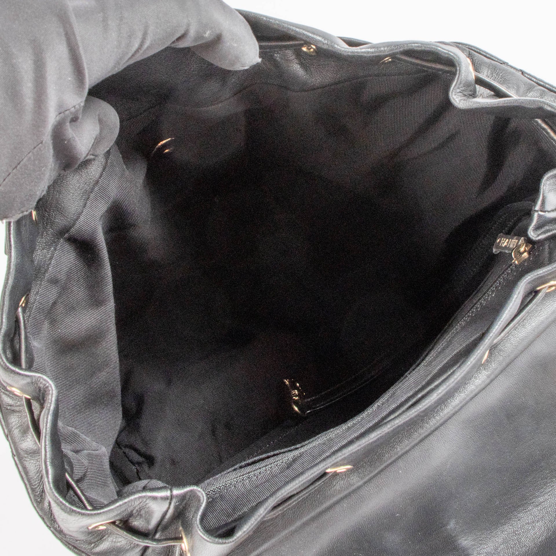 Chanel Black Lambskin Urban Spirit Backpack