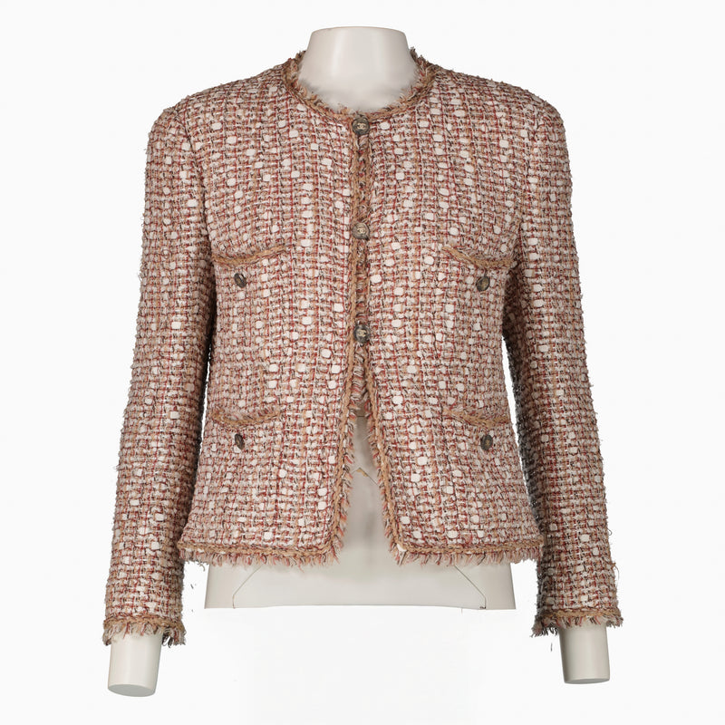 Chanel 06S Beige Tweed Jacket