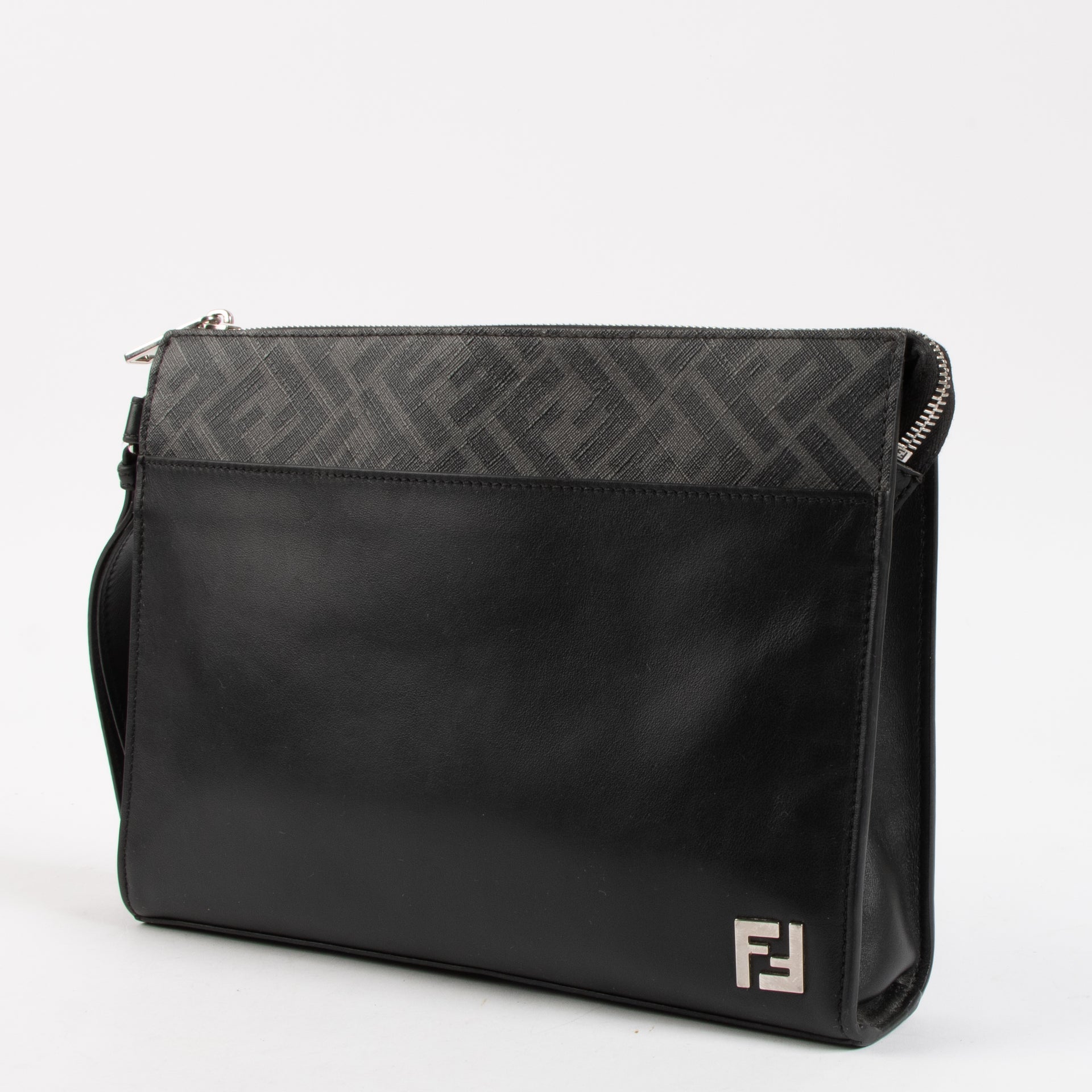Shop the authentic Fendi Black FF Squared Clutch on Labellov.com !