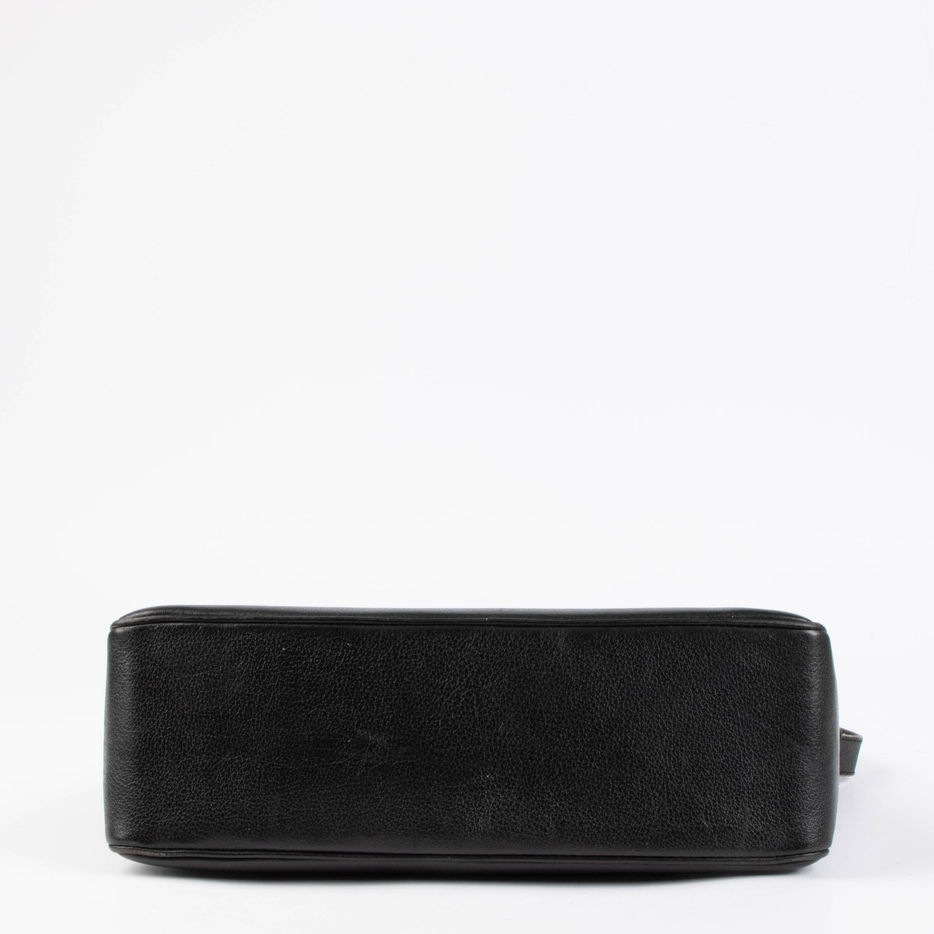 Delvaux Vintage Black Leather Poirier Bag