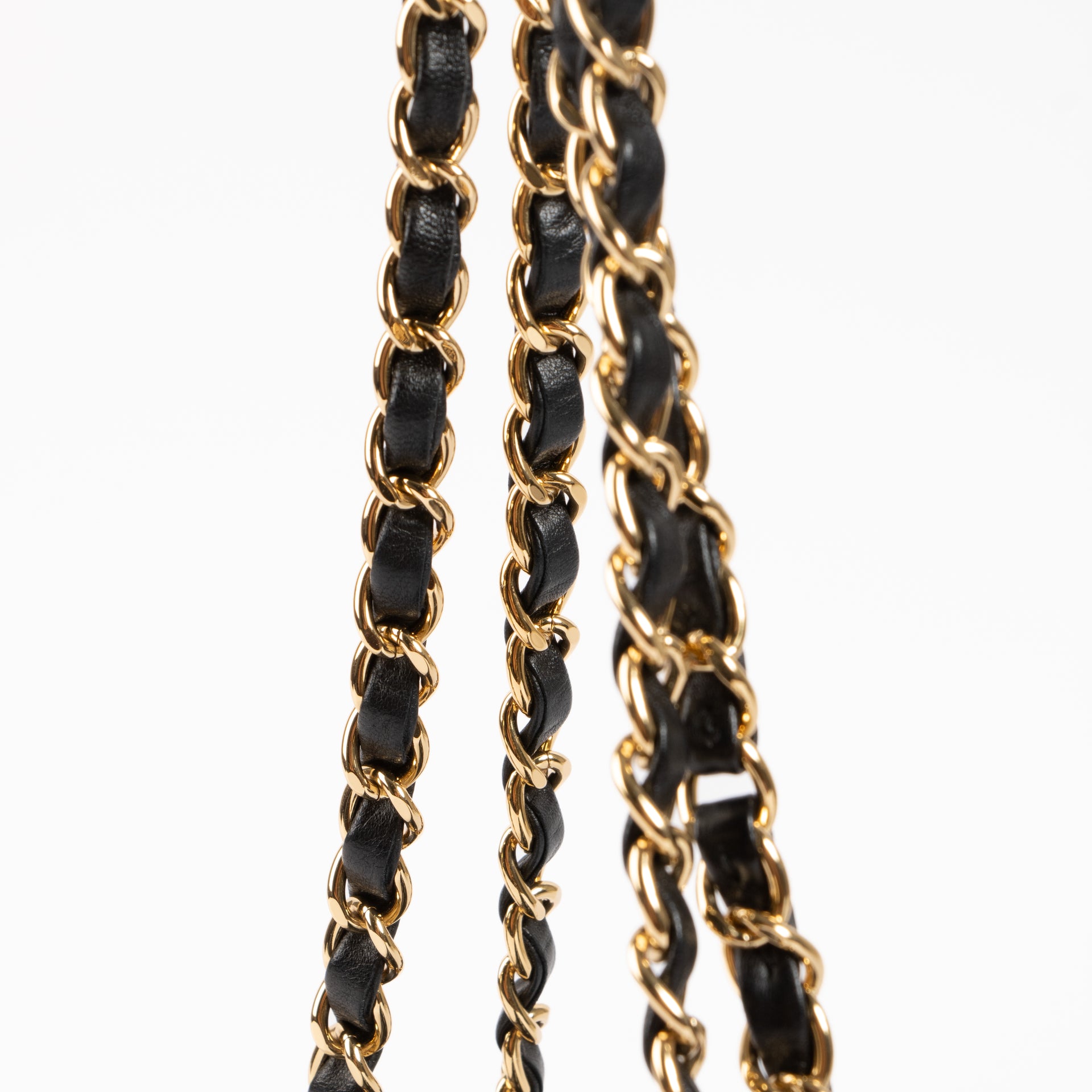 Chanel Black Lambskin Small Classic Handbag