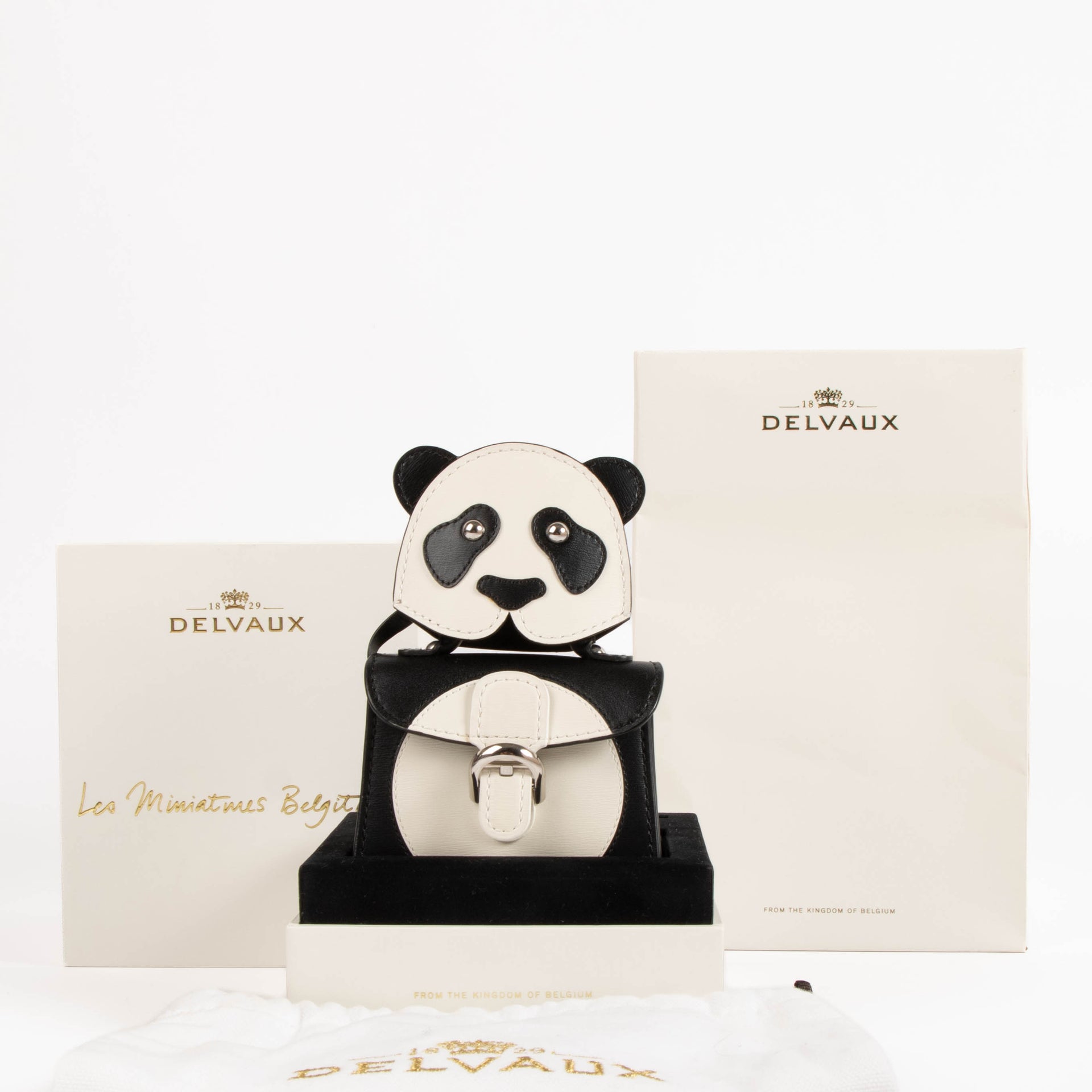 Delvaux Panda Box Calf Brillant Charms
