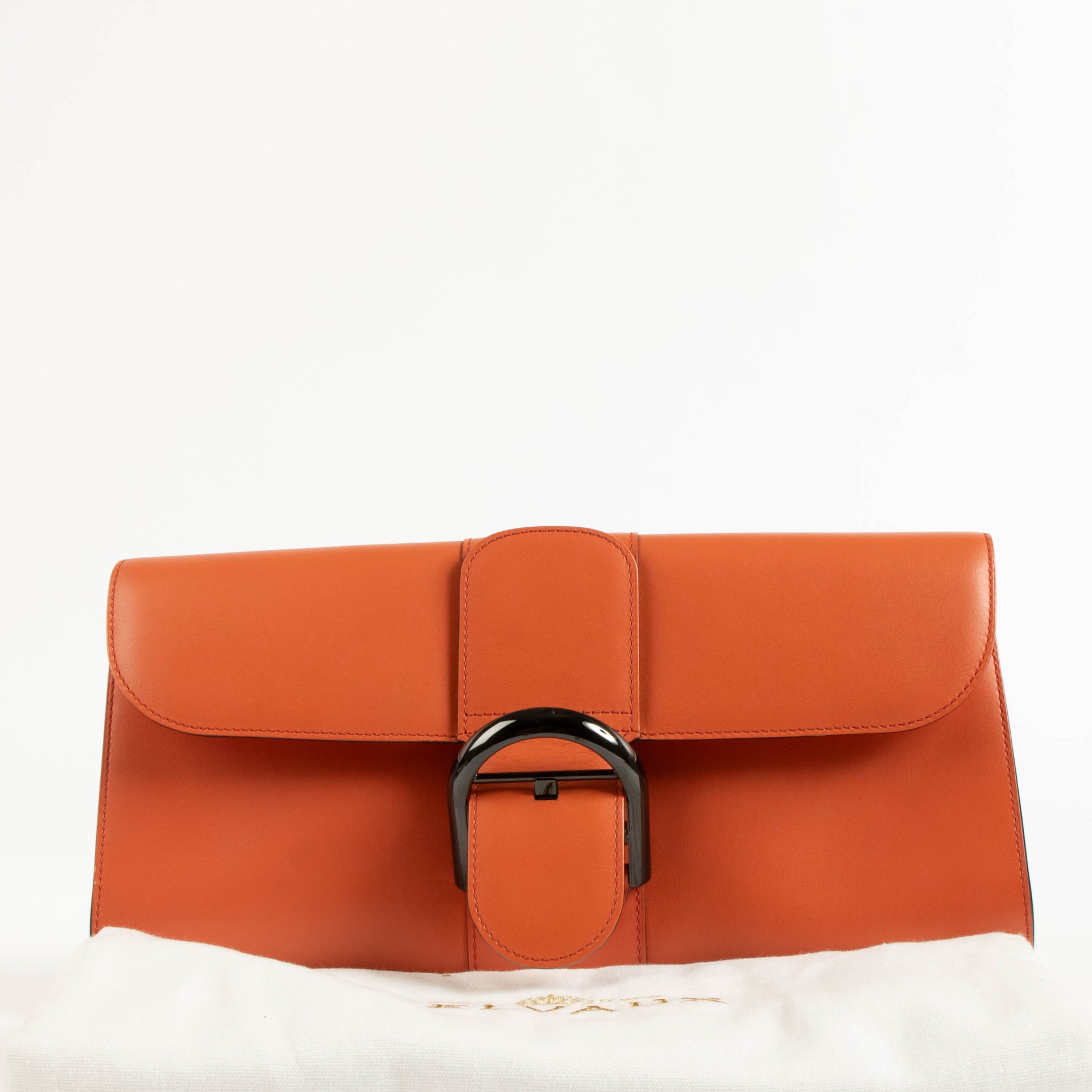 Delvaux Sunset Box Calf Pochette Brillant Clutch