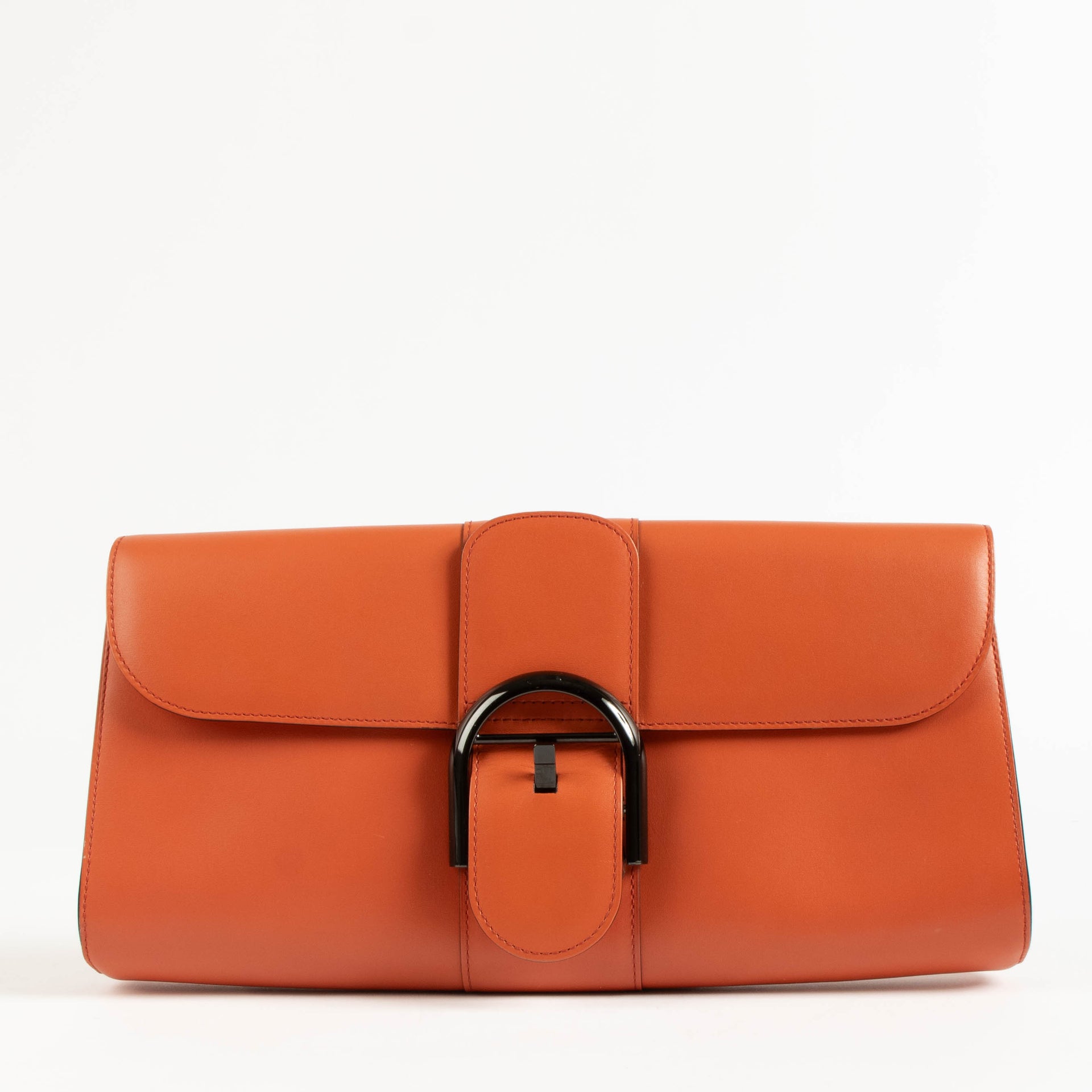 Delvaux Sunset Box Calf Pochette Brillant Clutch