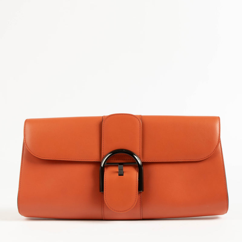Delvaux Sunset Box Calf Pochette Brillant Clutch