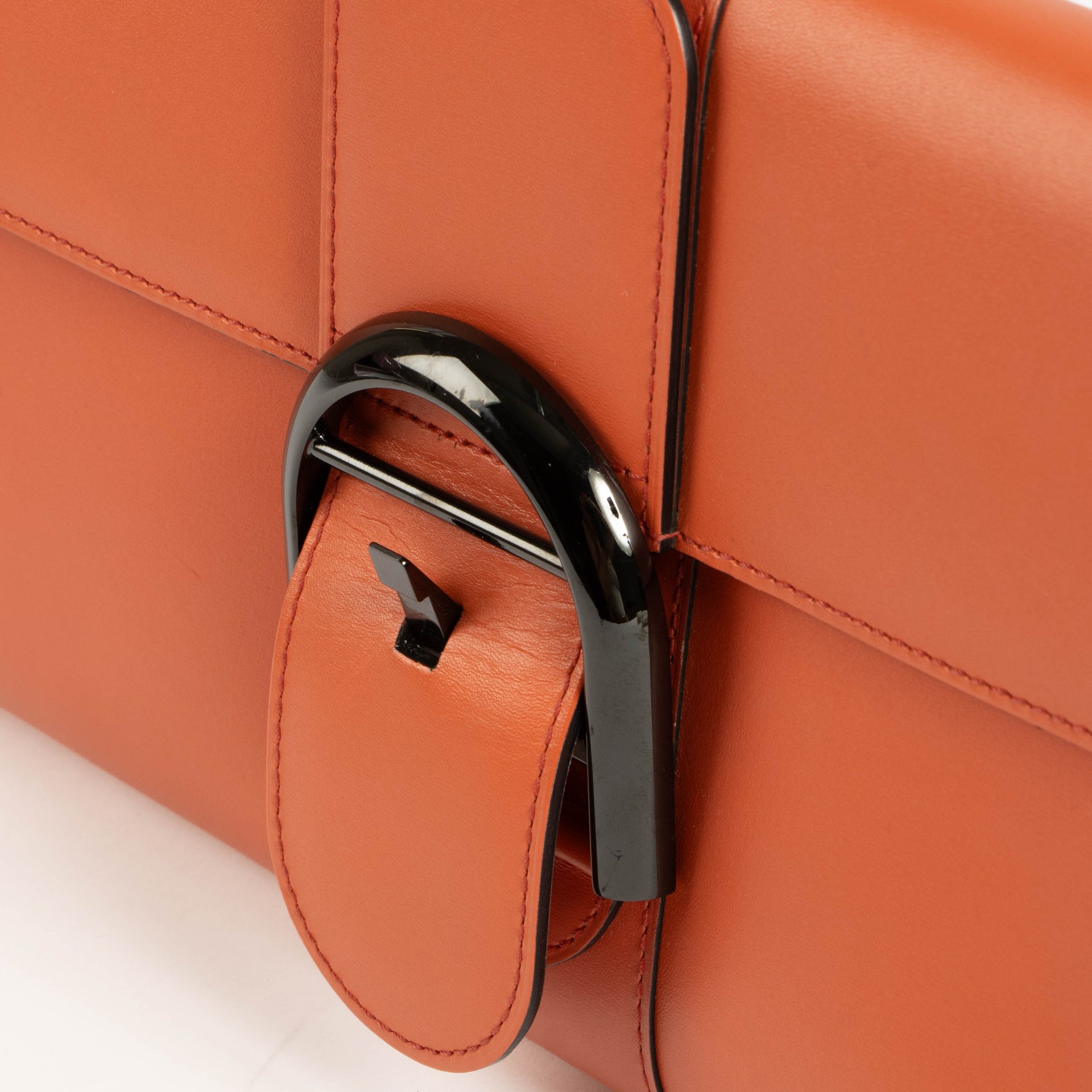 Delvaux Sunset Box Calf Pochette Brillant Clutch