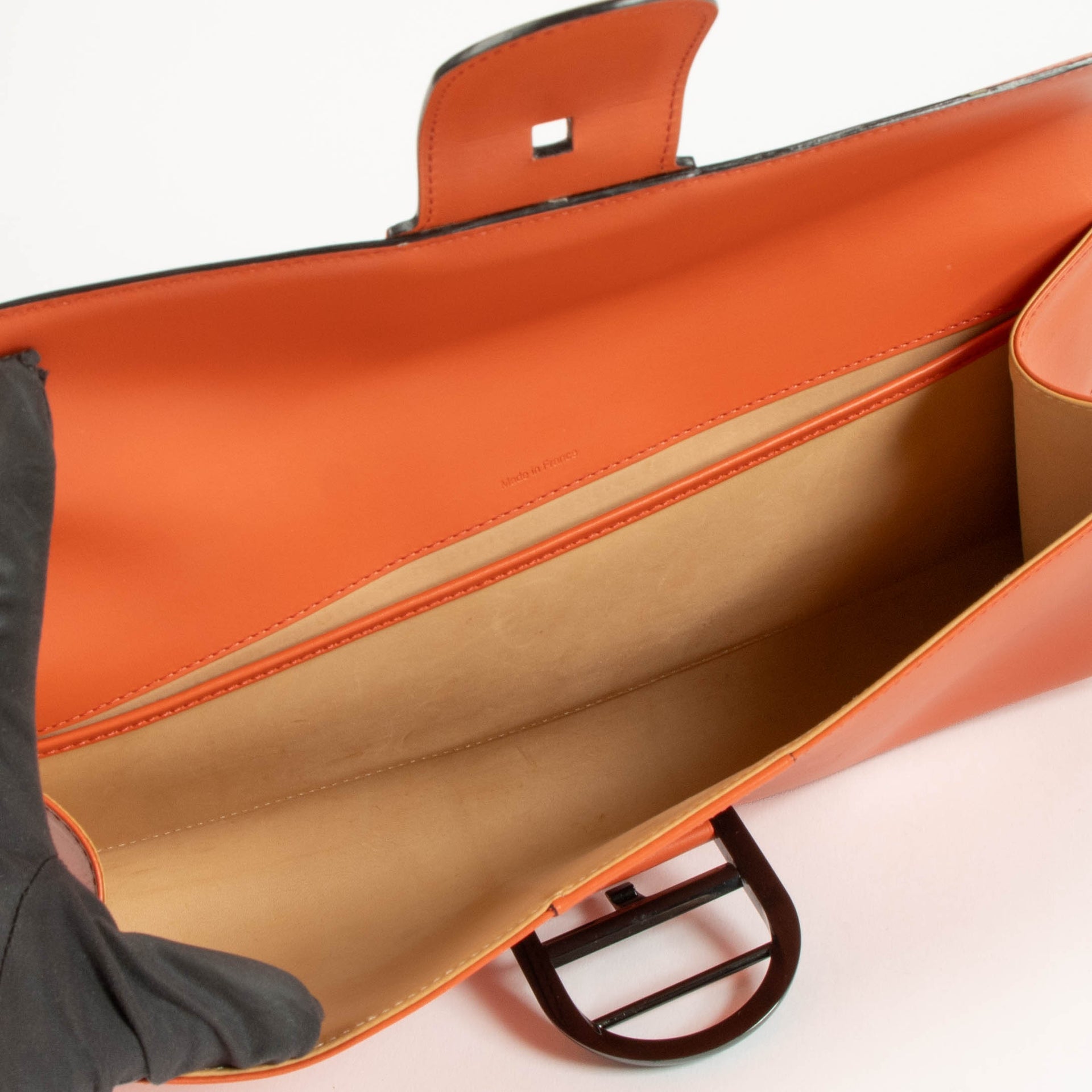 Delvaux Sunset Box Calf Pochette Brillant Clutch