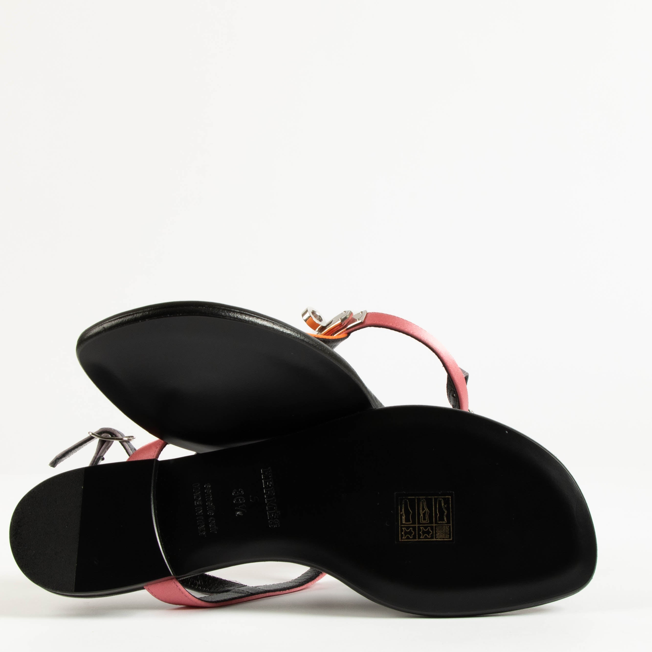 Hermes Multicolor Satin Olivia Sandals - Size 36 – Labellov