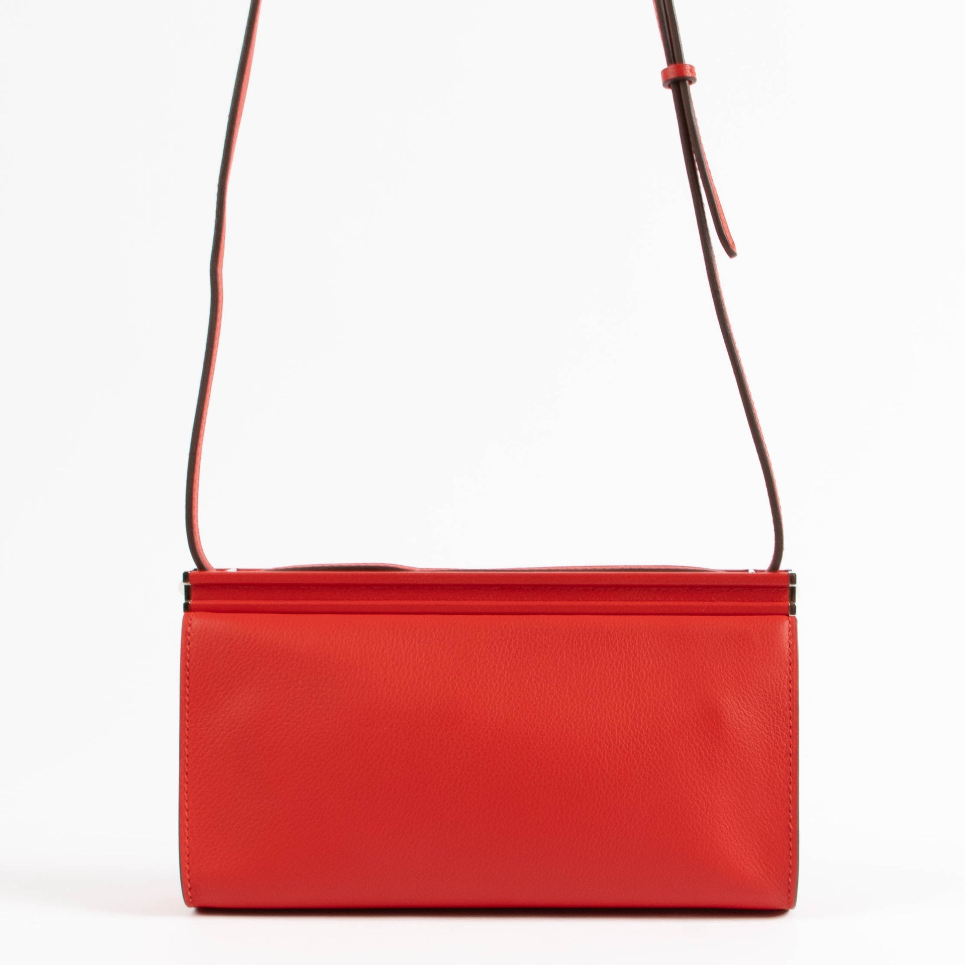Hermes Clic H 21 Rouge Piment Evercolor GHW Bag