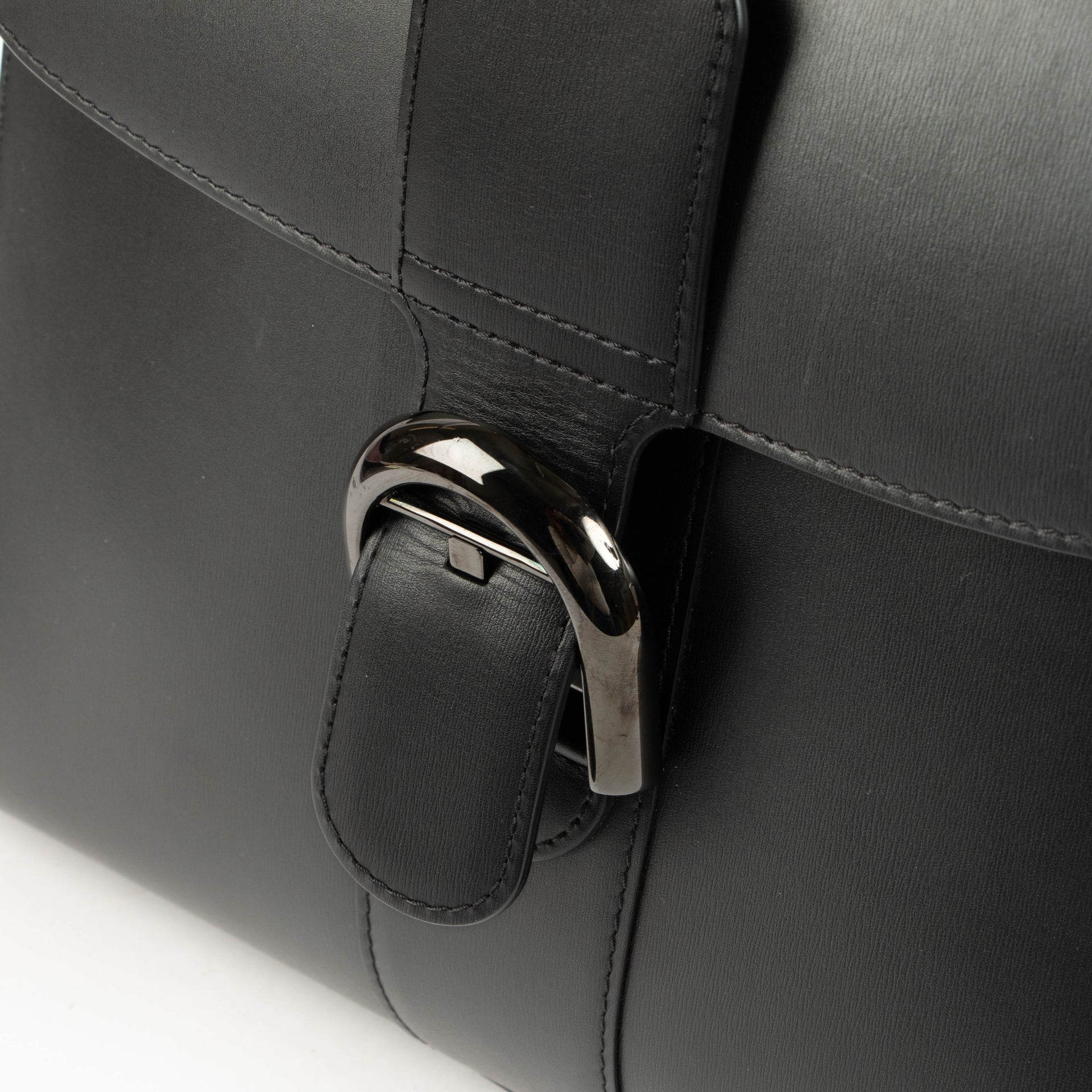 Delvaux So Black Box Calf Brillant MM