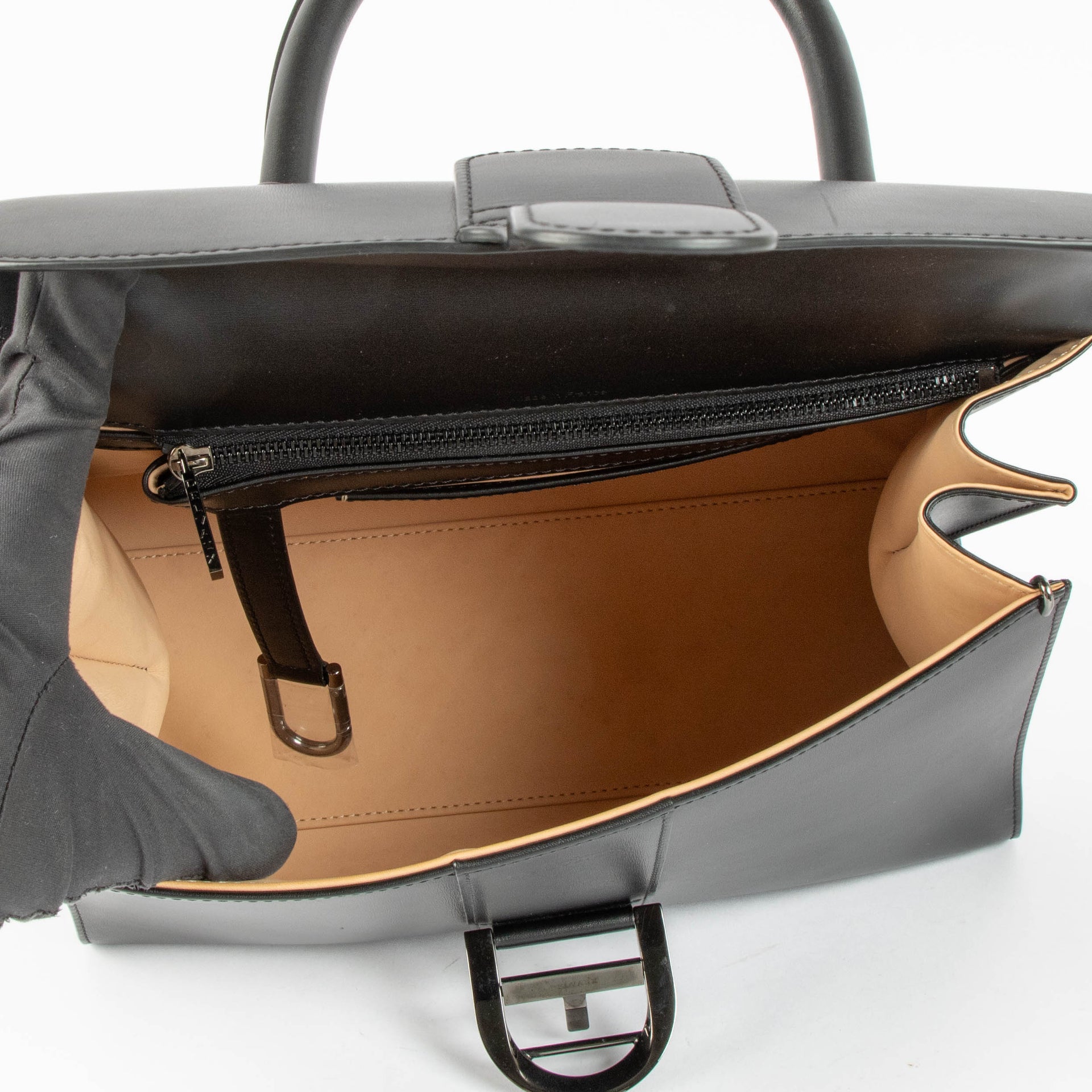 Delvaux So Black Box Calf Brillant MM
