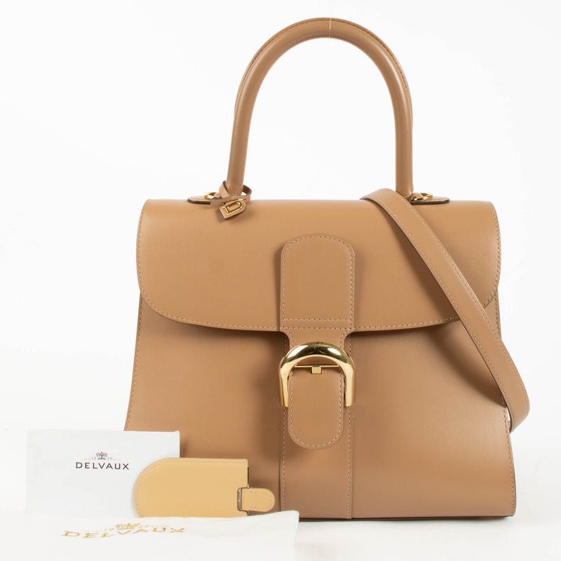 Delvaux Vison Box Calf Brillant MM Bag