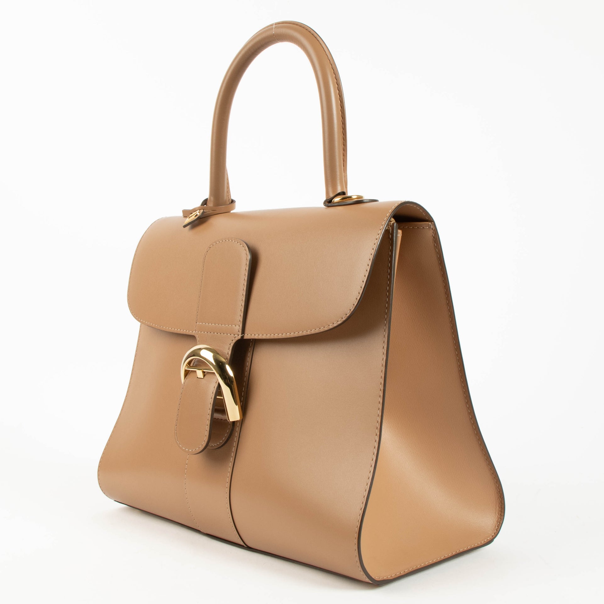 Delvaux Vison Box Calf Brillant MM Bag