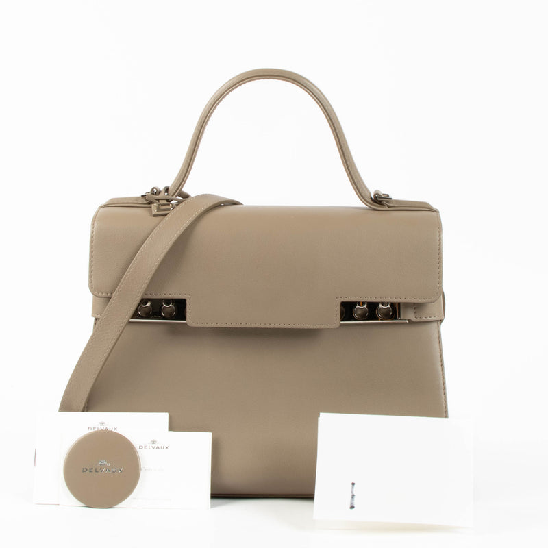 Delvaux Gris Tourterelle Calf Souple Tempête MM