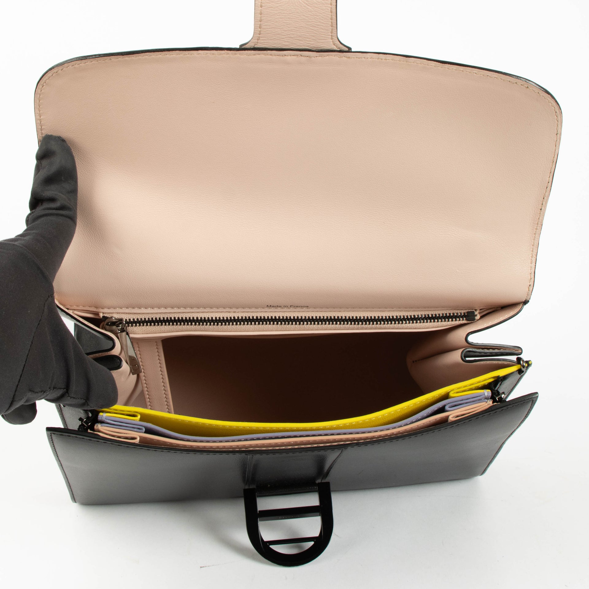 Delvaux Black Box Calf Brillant MM Magic Bag