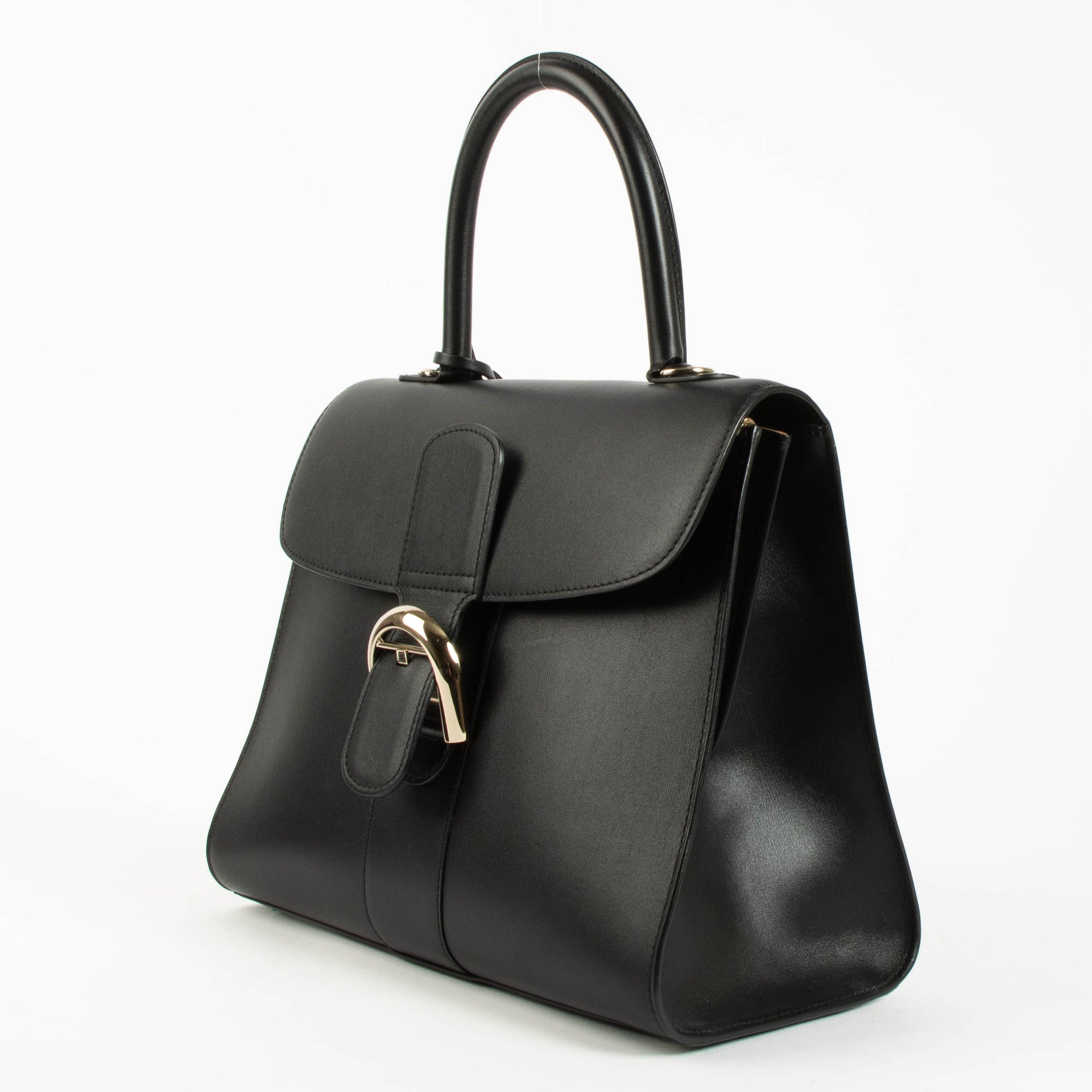 Delvaux Black Box Calf Brillant MM Bag