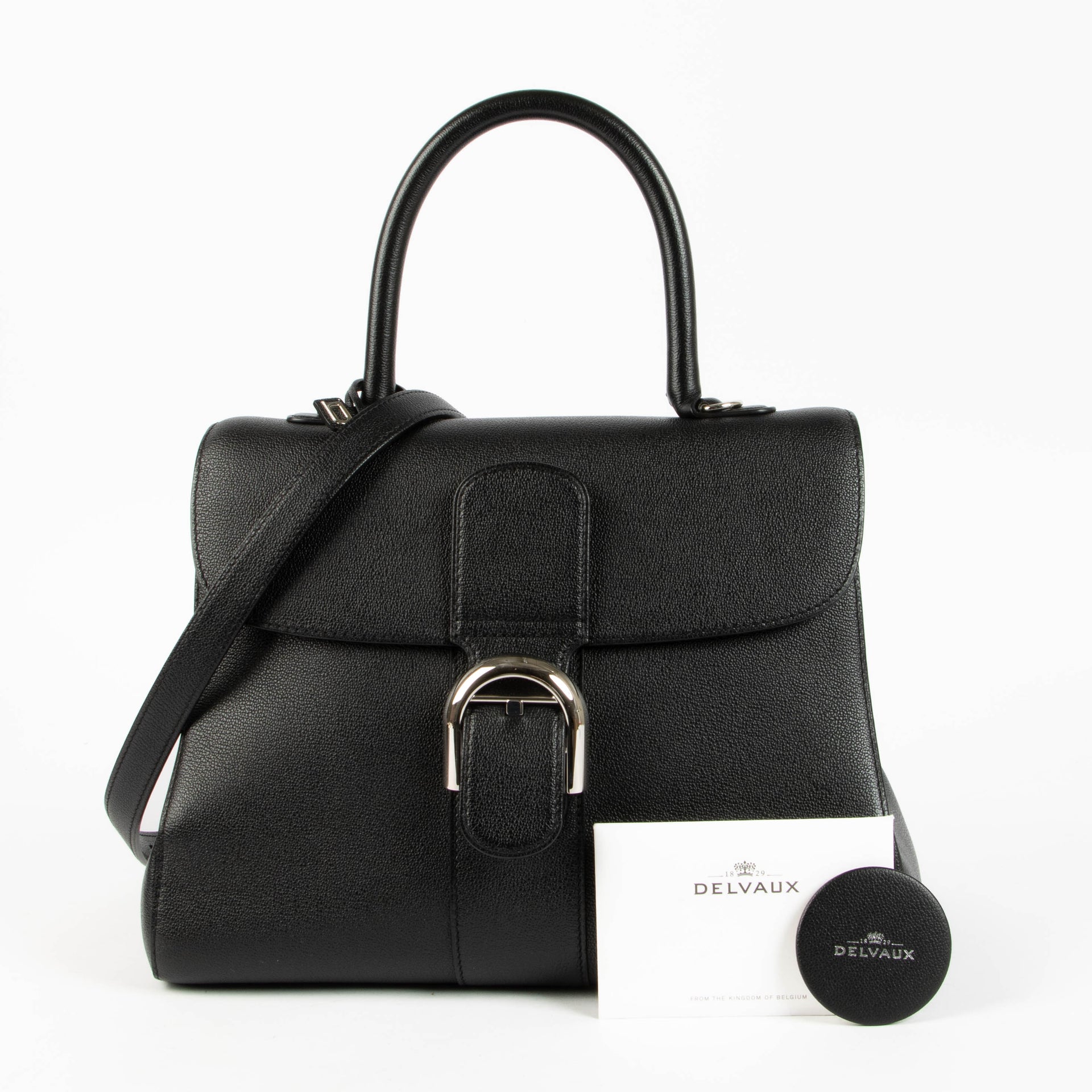 Delvaux Black Rodeo Calf Brillant MM