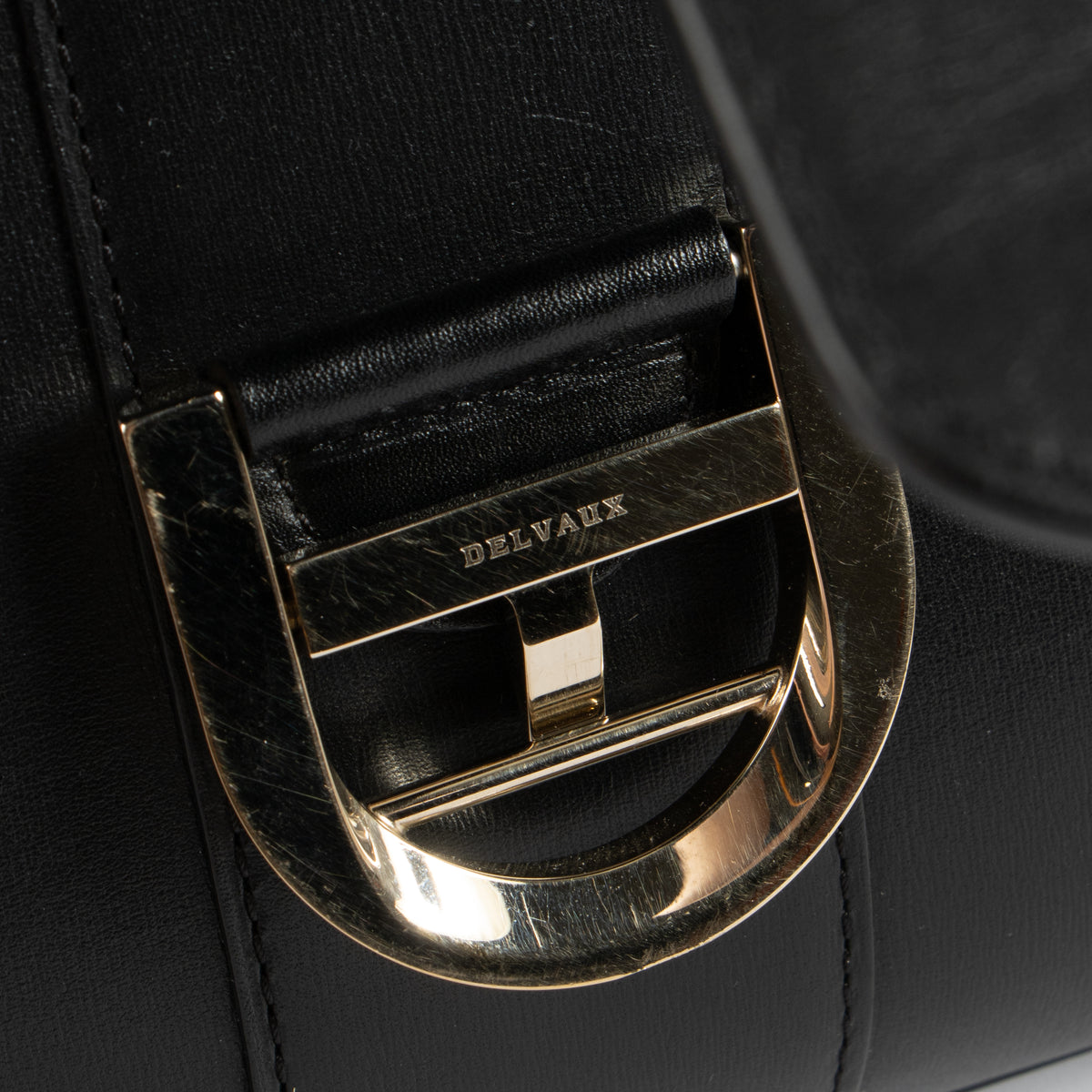 Delvaux Black Box Calf Brillant MM Bag