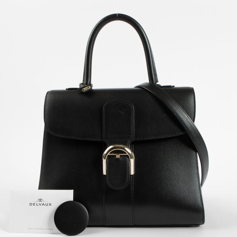 Delvaux Black Box Calf Brillant MM Bag