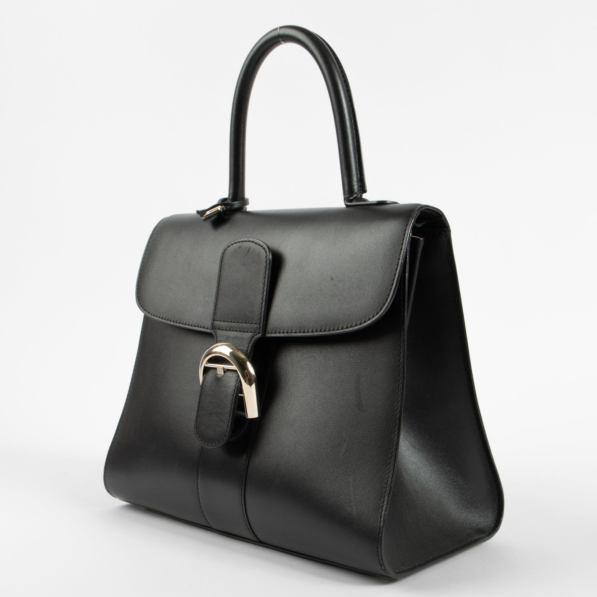 Delvaux Black Box Calf Brillant MM Bag