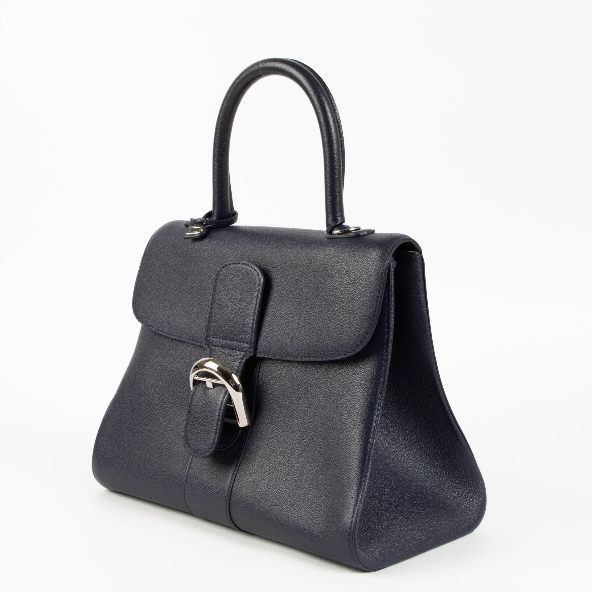 Delvaux Indigo Rodeo Calf Brillant MM