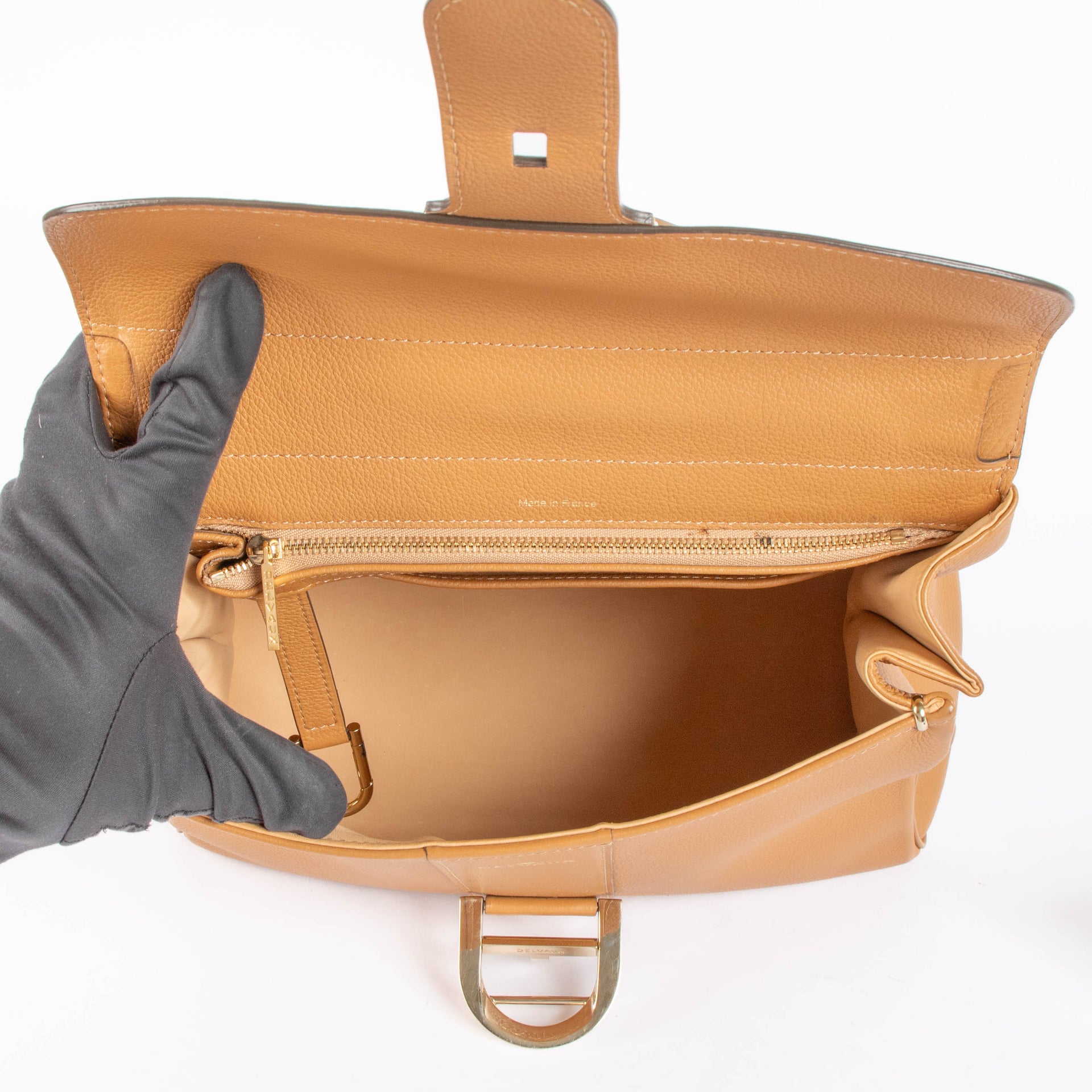 Delvaux Vegetal Sellier Brillant MM