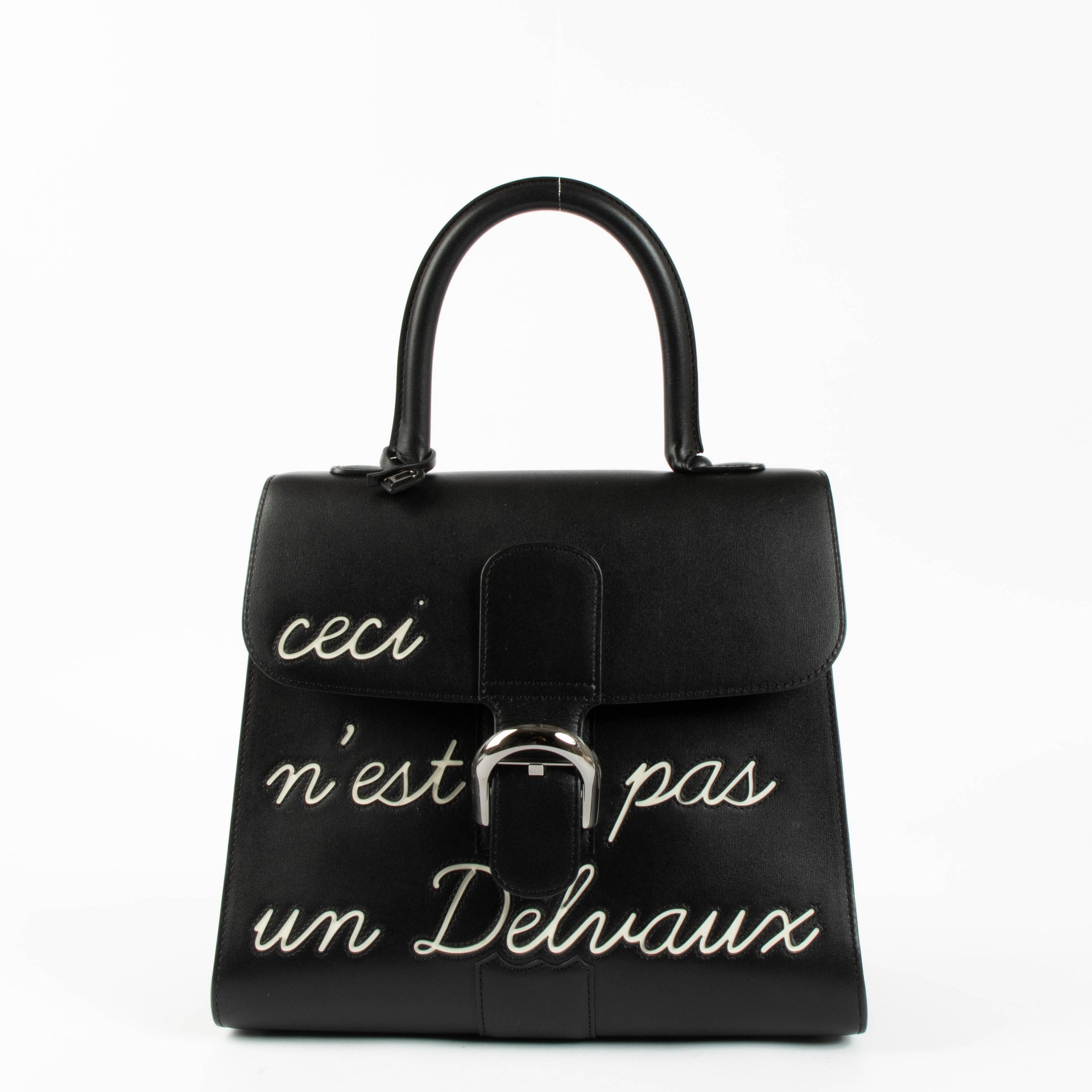 Shop this 100% authentic Delvaux Black Box Calf L'Humour Brillant MM at Labellov.com