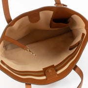 Shop this authentic Delvaux Brown Tote bag pre-loved on Labellov.com 