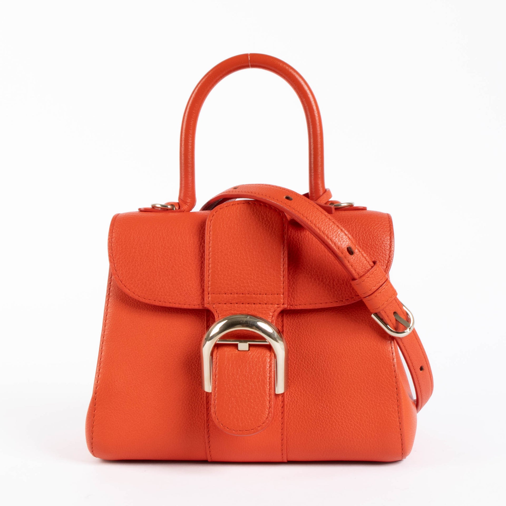 Shop this authentic Delvaux Coral Sellier Brillant Mini pre-loved on Labellov.com 