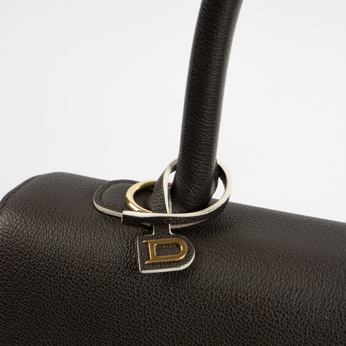 Shop this authentic Delvaux Ebene Rodeo Calf Brillant MM Bag pre-loved on Labellov.com